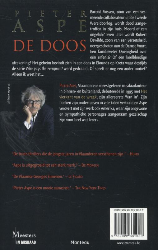 Achterkant van De doos