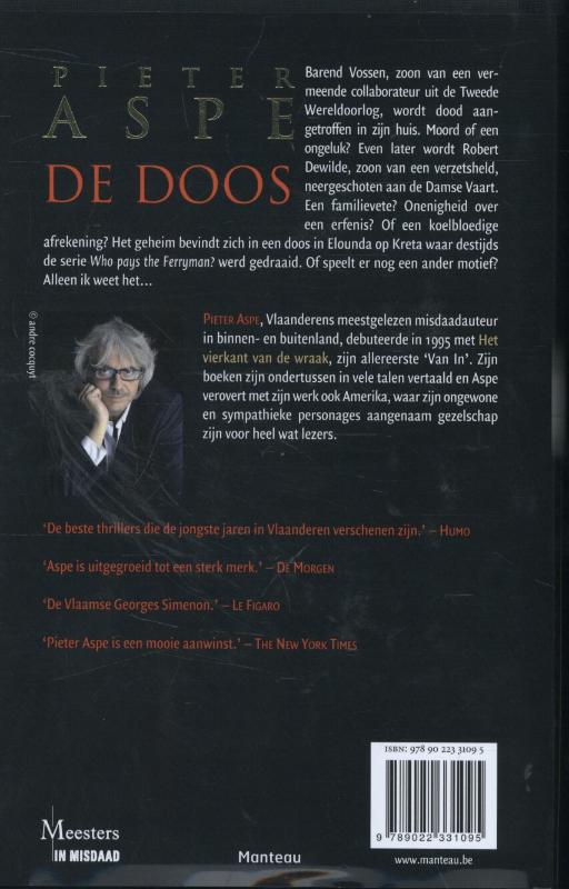 Achterkant van De doos