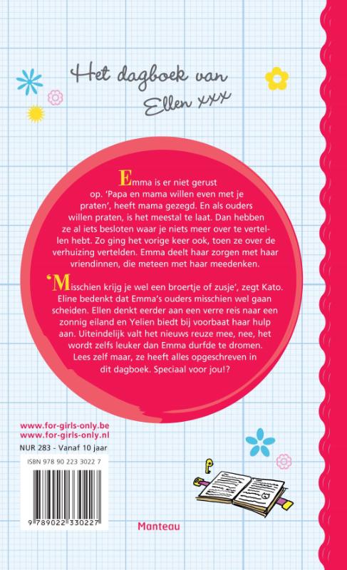 Achterkant van Het dagboek van Ellen