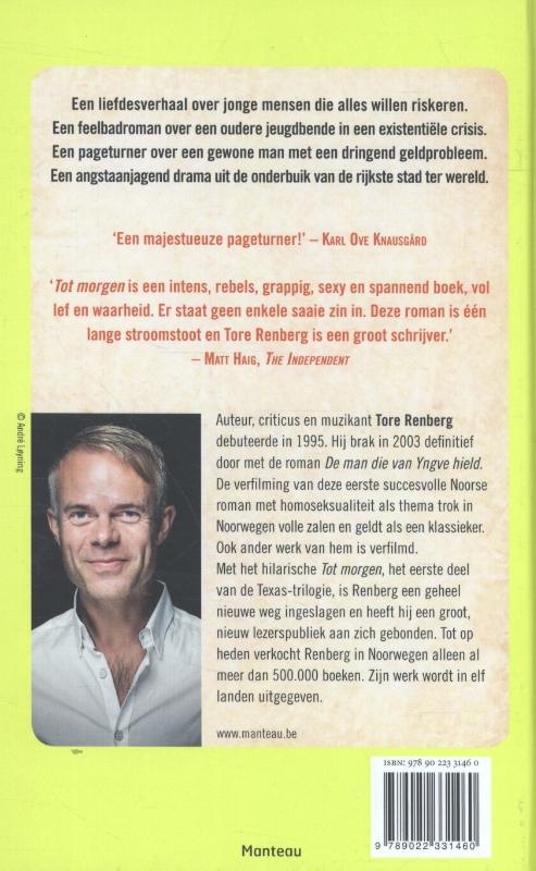 Achterkant van Tot morgen