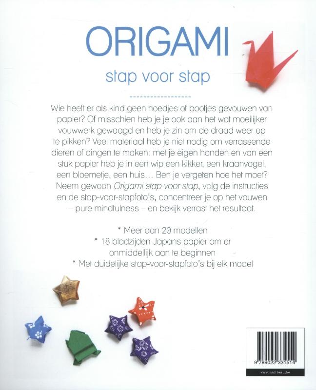 Achterkant van Origami-atelier