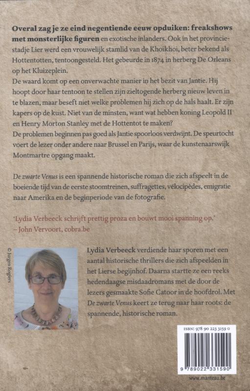 Achterkant van De zwarte Venus