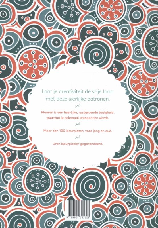 Achterkant van Creatief kleuren voor volwassenen