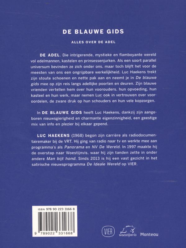 Achterkant van De blauwe gids