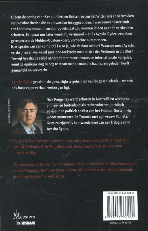 Achterkant van Gestolen erfgoed