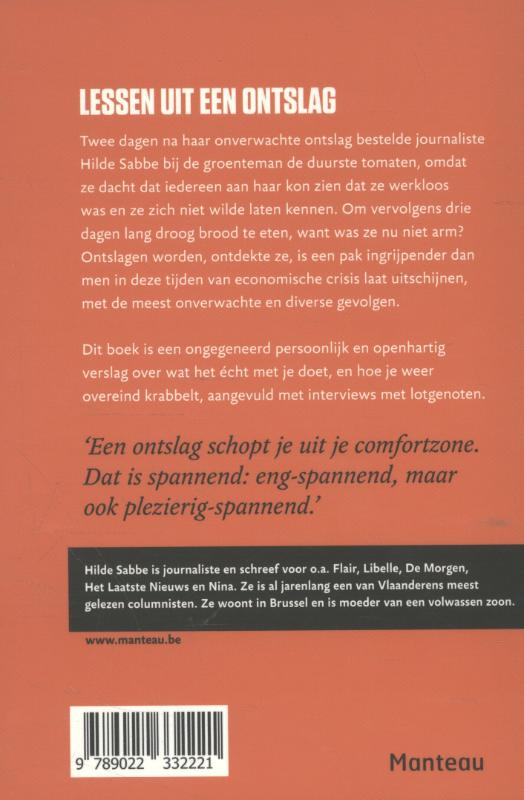 Achterkant van Lessen uit een ontslag