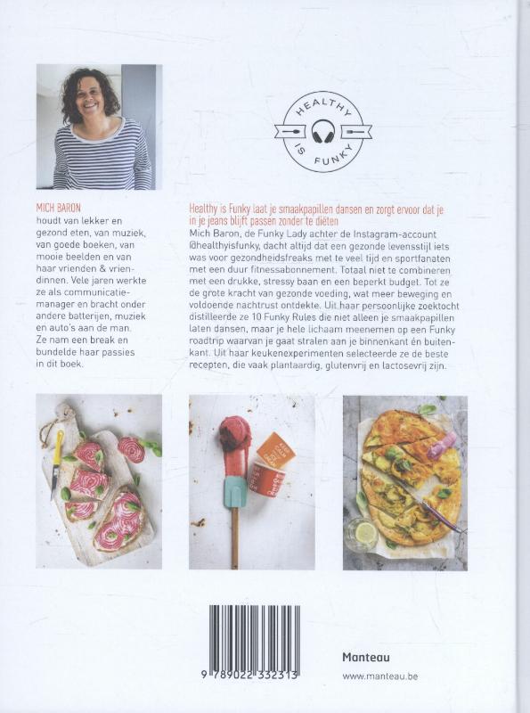 Achterkant van Healthy is Funky