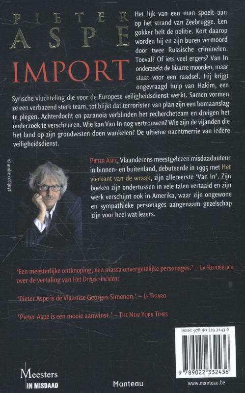 Achterkant van Import