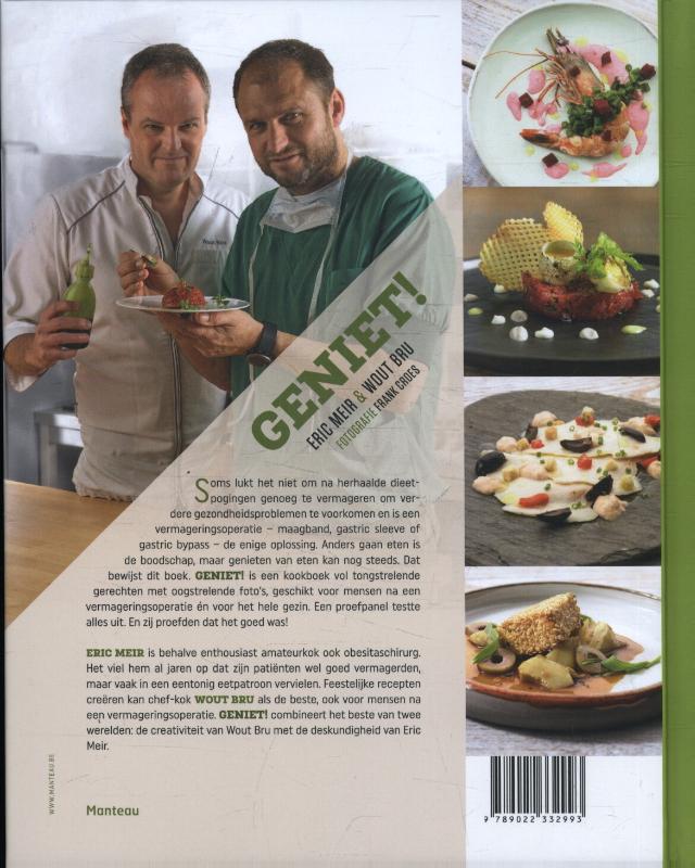 Achterkant van Geniet!