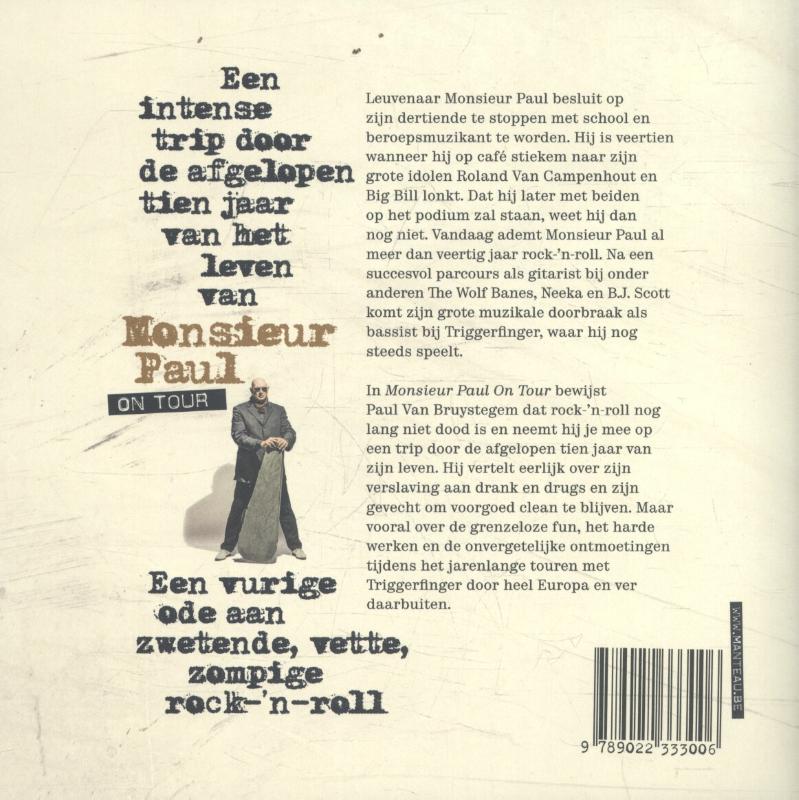 Achterkant van Monsieur Paul