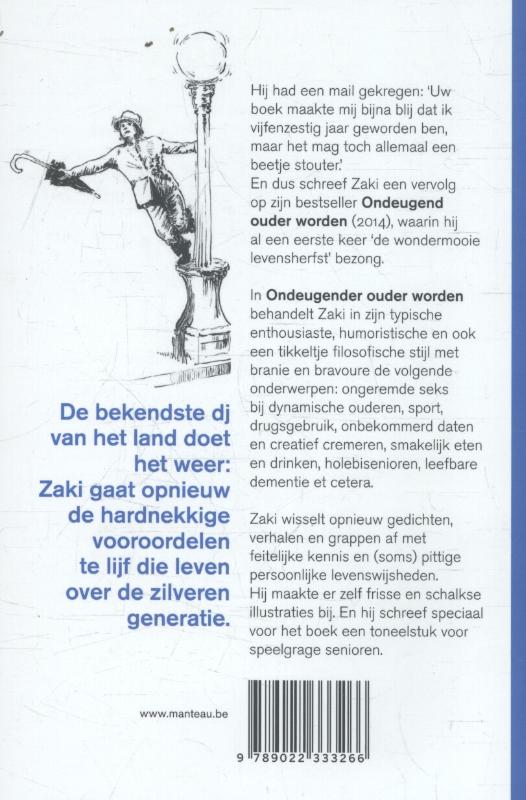 Achterkant van Ondeugender ouder worden