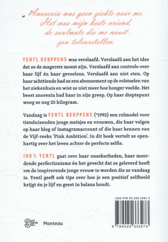 Achterkant van 100% Yentl