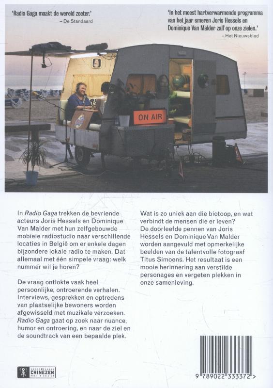 Achterkant van Radio Gaga