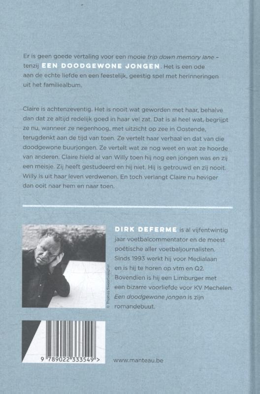 Achterkant van Een doodgewone jongen