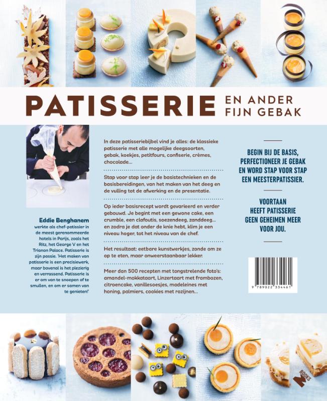 Achterkant van Patisserie en ander fijn gebak