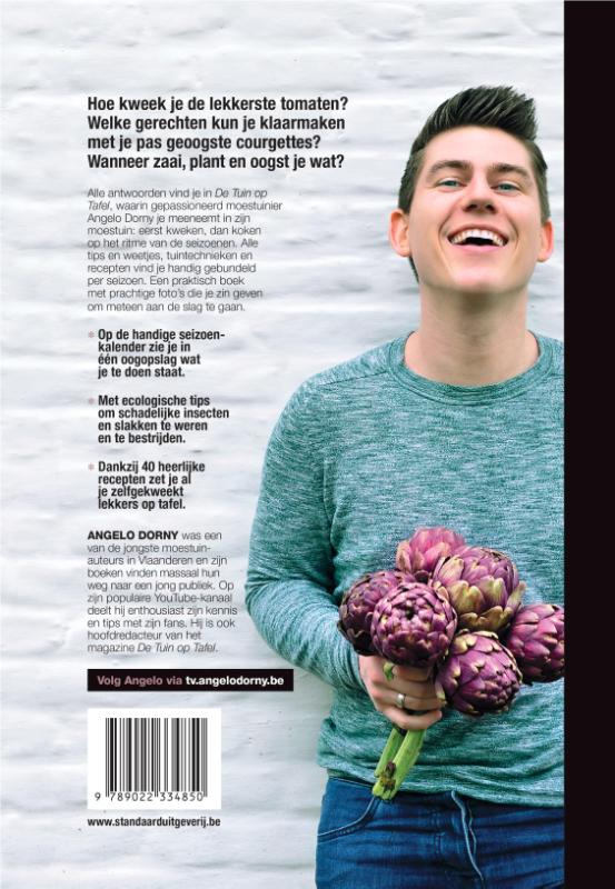 Achterkant van De tuin op tafel