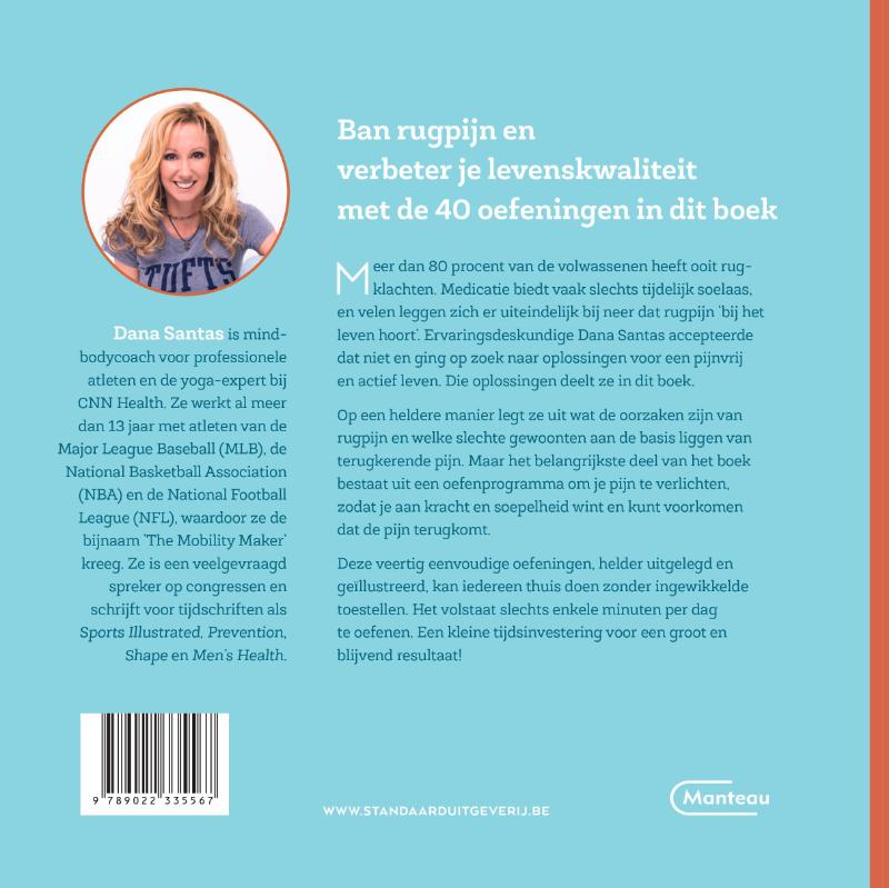 Achterkant van Praktische oplossingen voor rugpijn