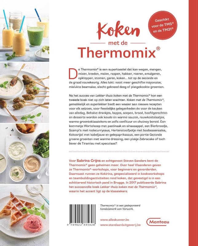 Achterkant van Koken met de Thermomix
