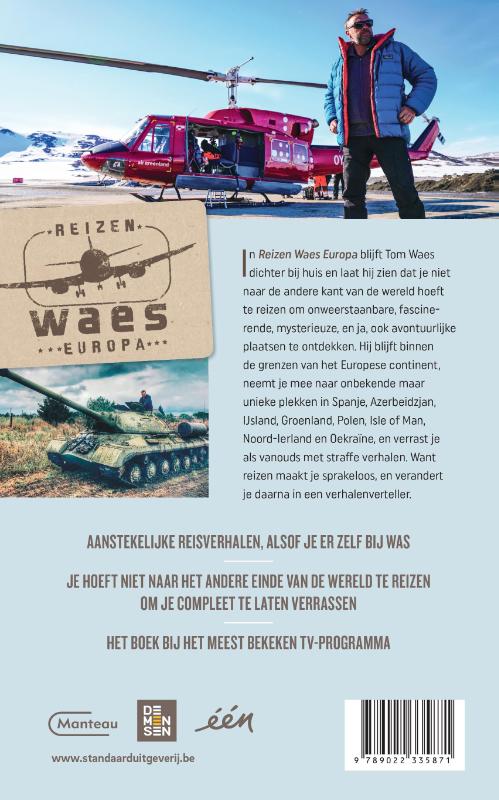 Achterkant van Reizen Waes Europa