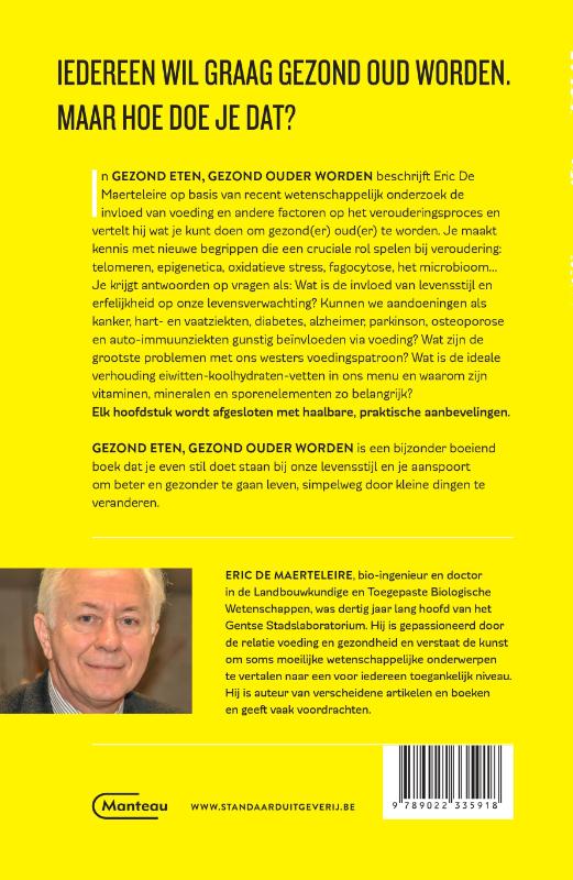 Achterkant van Gezond eten, gezond ouder worden