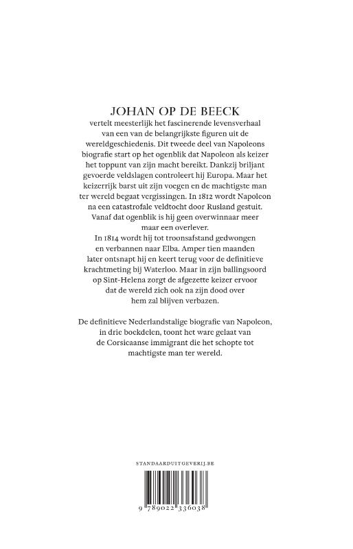 Achterkant van Van keizer tot mythe