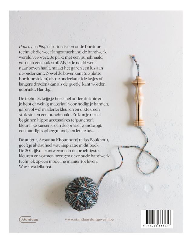 Achterkant van Punch needle