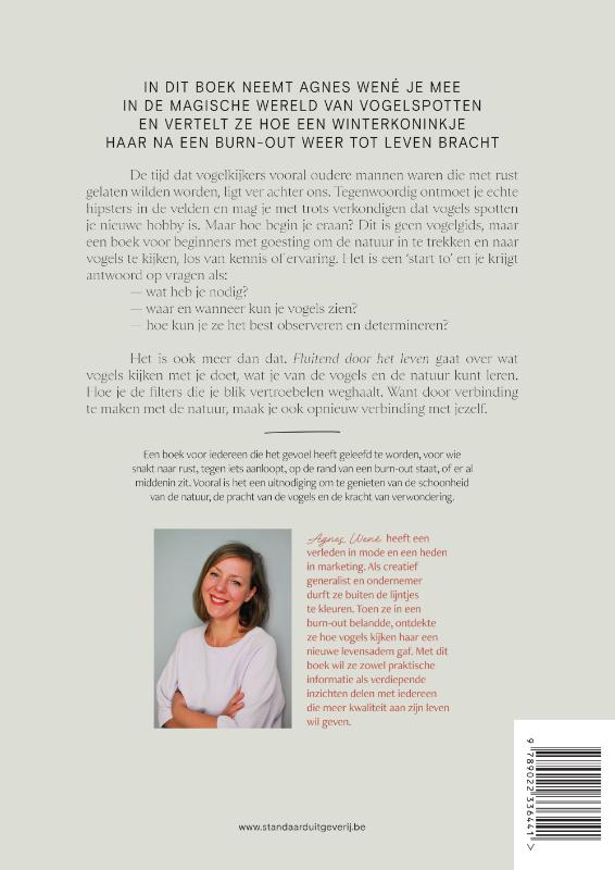 Achterkant van Fluitend door het leven