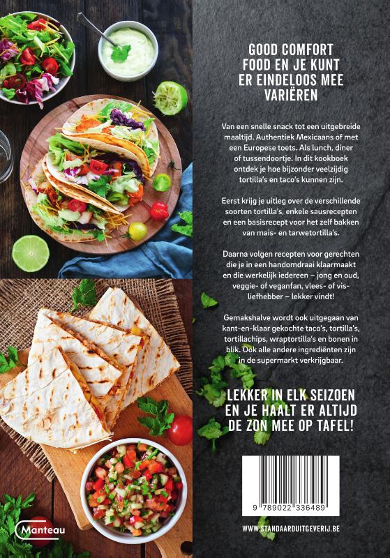 Achterkant van Taco's en tortilla's