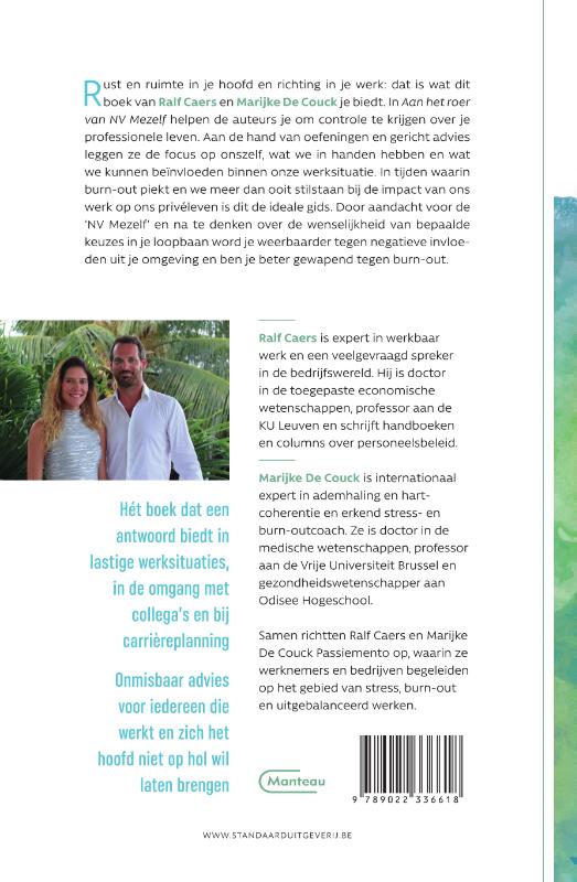 Achterkant van Aan het roer van NV Mezelf