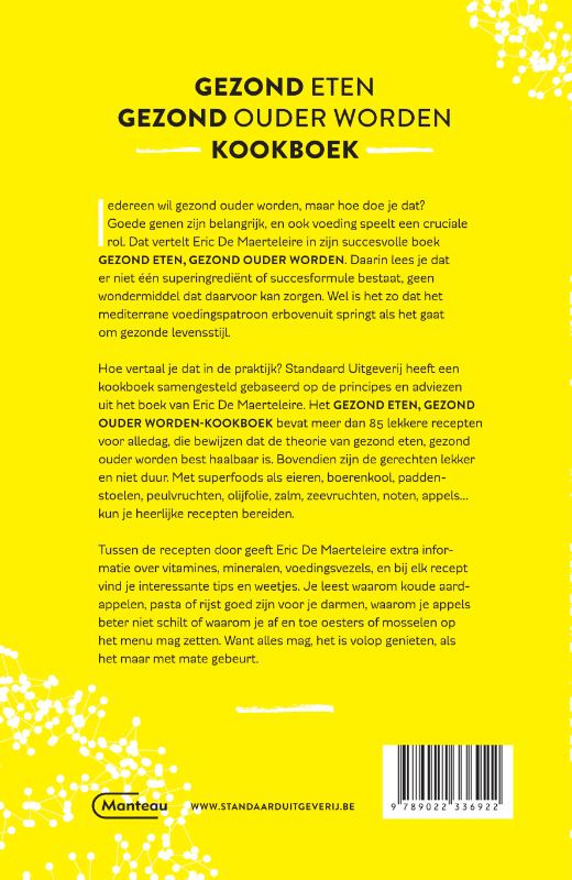 Achterkant van Gezond eten gezond, ouder worden-kookboek
