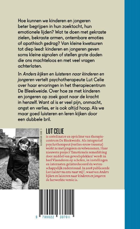 Achterkant van Anders kijken en luisteren naar kinderen en jongeren