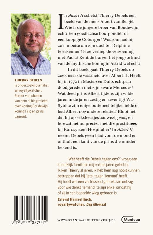 Achterkant van Albert II