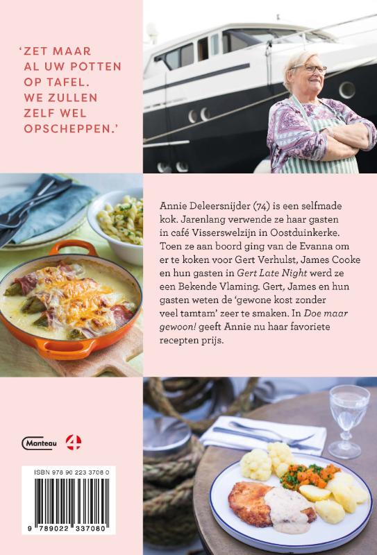 Achterkant van Doe maar gewoon Koken met Annie