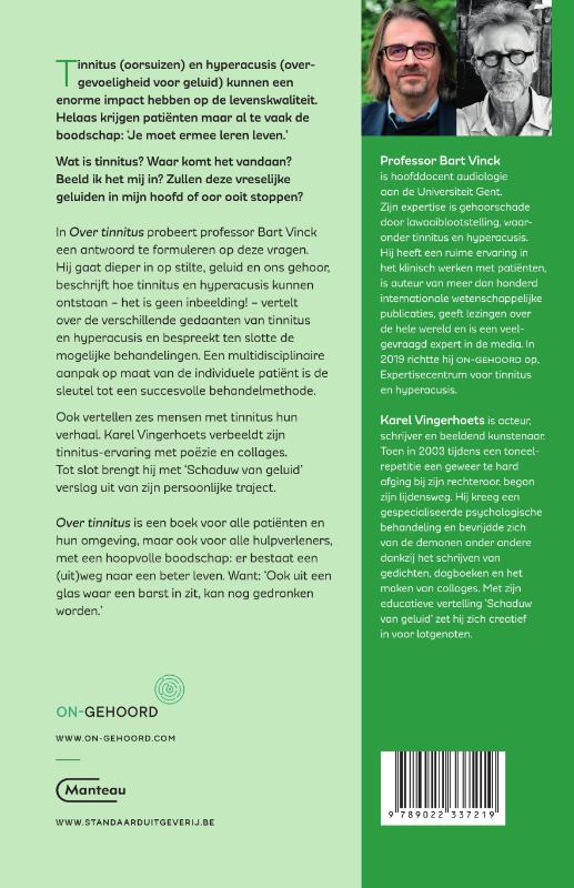 Achterkant van Over tinnitus