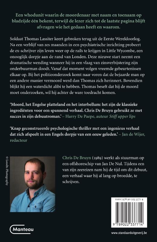 Achterkant van Een onschuldige moord