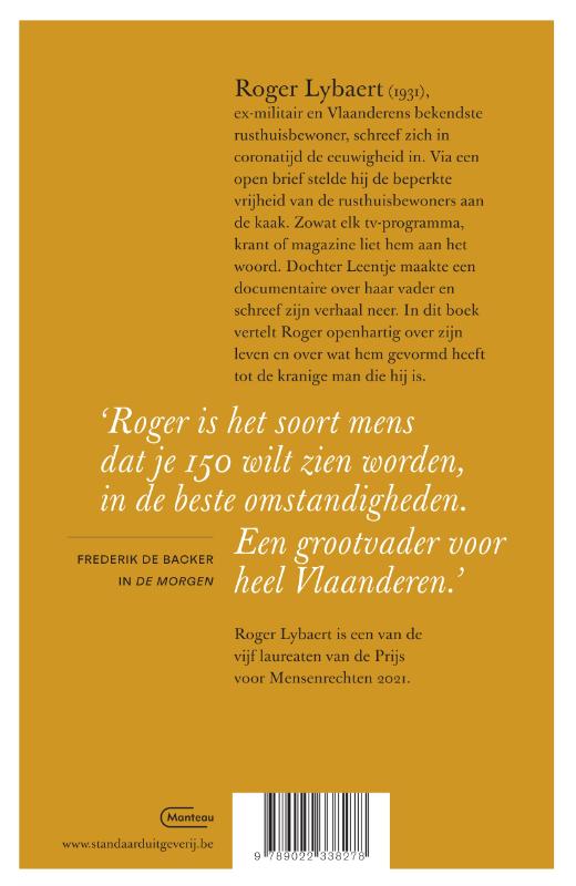 Achterkant van Roger
