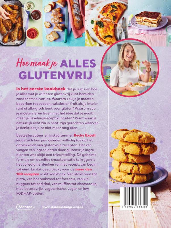 Achterkant van Hoe maak je alles glutenvrij