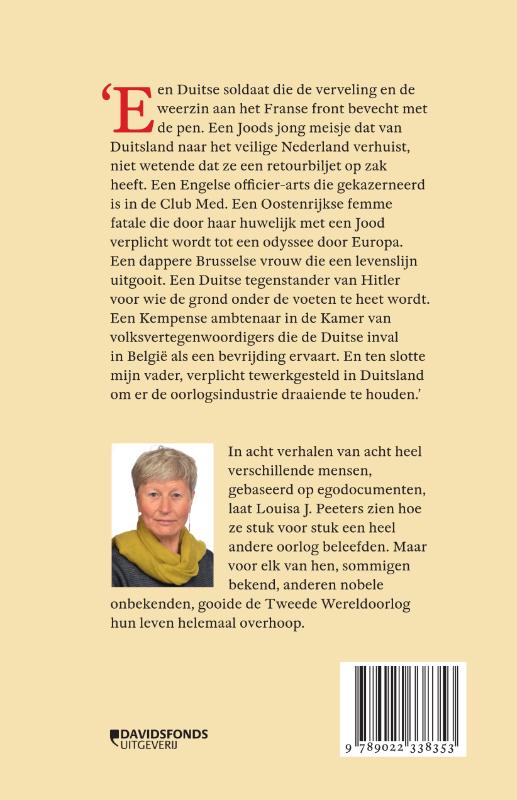 Achterkant van Ieder zijn oorlog