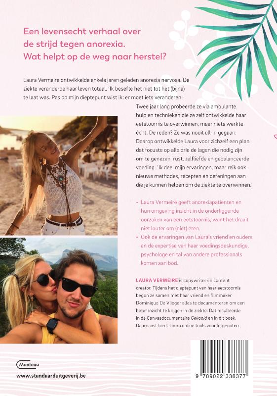 Achterkant van Gekooid door mijn eetstoornis