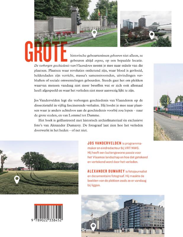 Achterkant van Verborgen geschiedenis van Vlaanderen