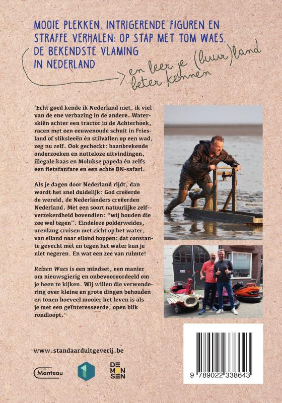 Achterkant van Reizen Waes Nederland