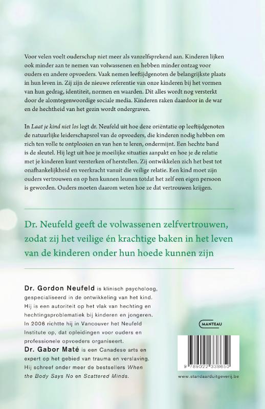 Achterkant van Laat je kind niet los