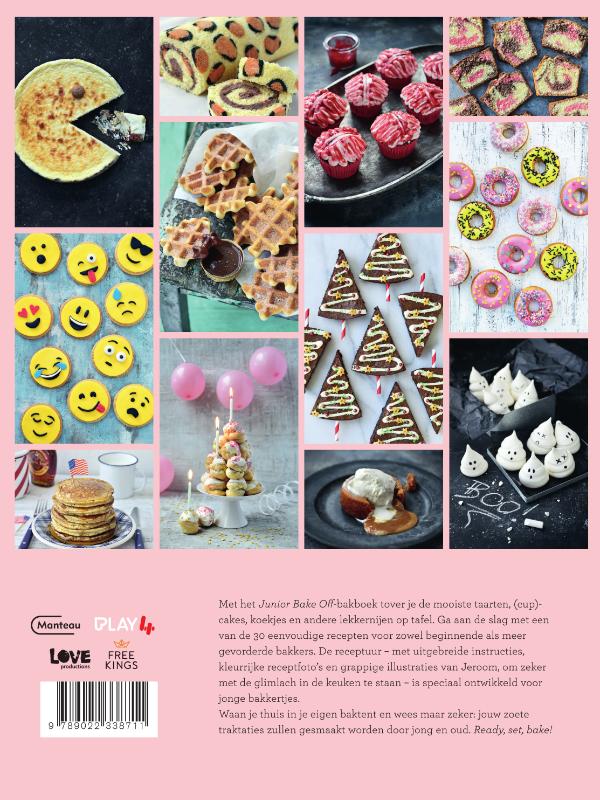 Achterkant van Junior Bake off