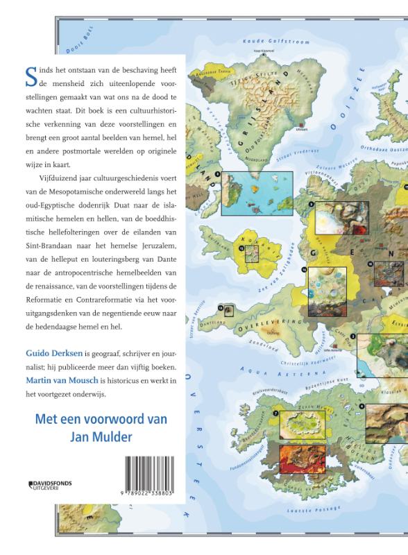 Achterkant van Hemel en hel in kaart