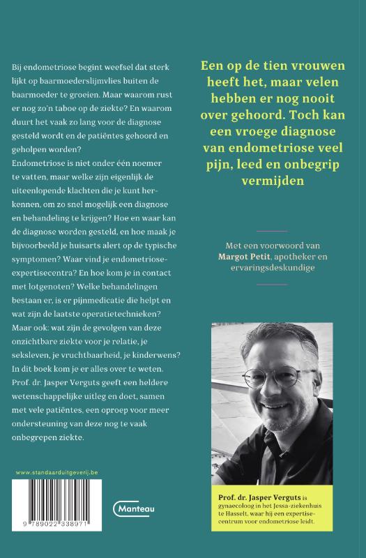 Achterkant van Endometriose herkennen en behandelen