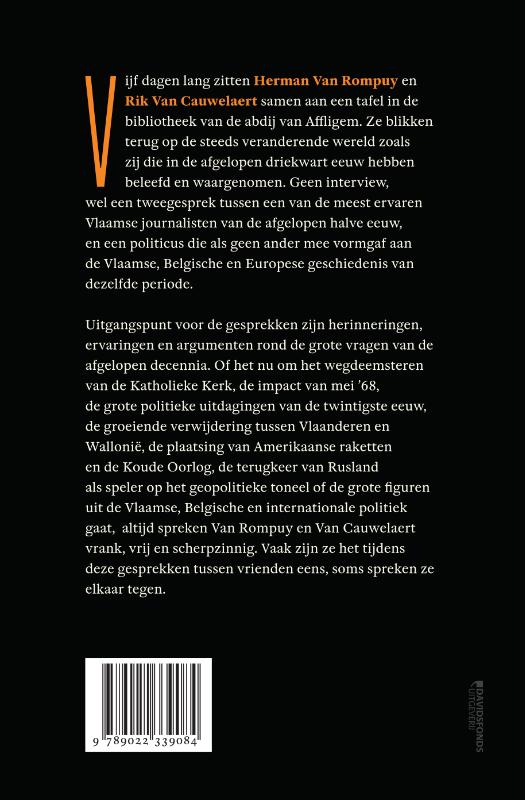 Achterkant van Wie wij waren