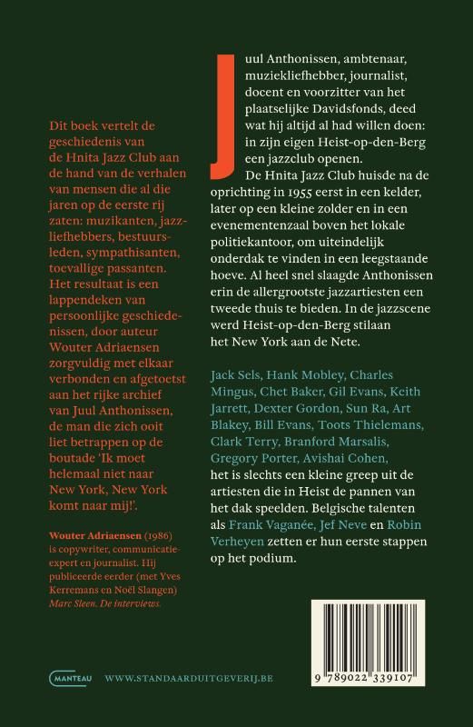 Achterkant van HNITA. Hoe Heist-op-den-Berg een Europese jazzhoofdstad werd