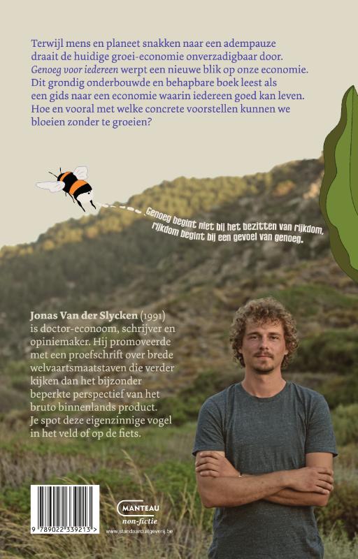 Achterkant van Genoeg voor iedereen