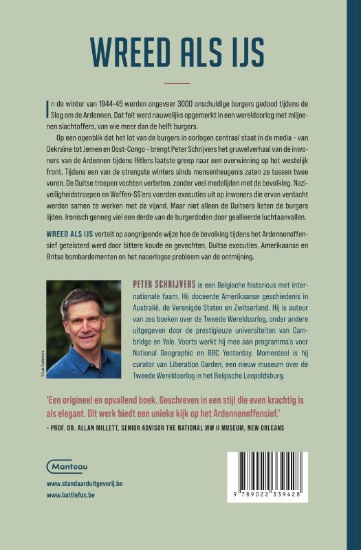 Achterkant van Wreed als ijs