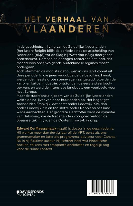 Achterkant van Het verhaal van Vlaanderen